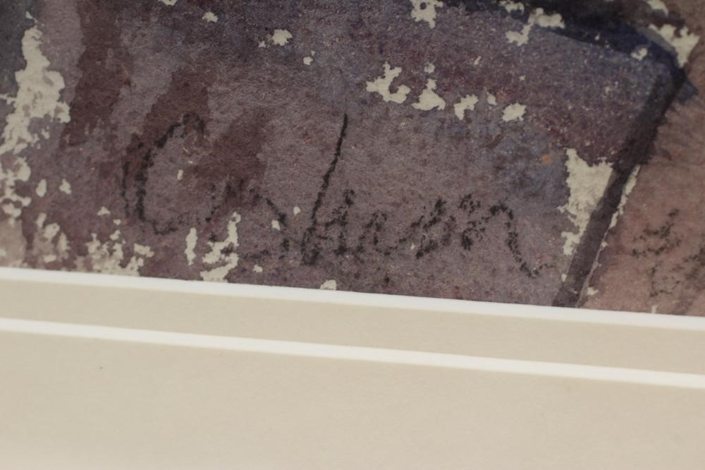 COLUM ROBERT GORE-BOOTH (1913-1959) "Garden Courtyard with Greenhouse" Image