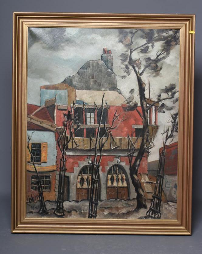 COLUM ROBERT GORE-BOOTH (1913-1959) "Red Stucco House" Image