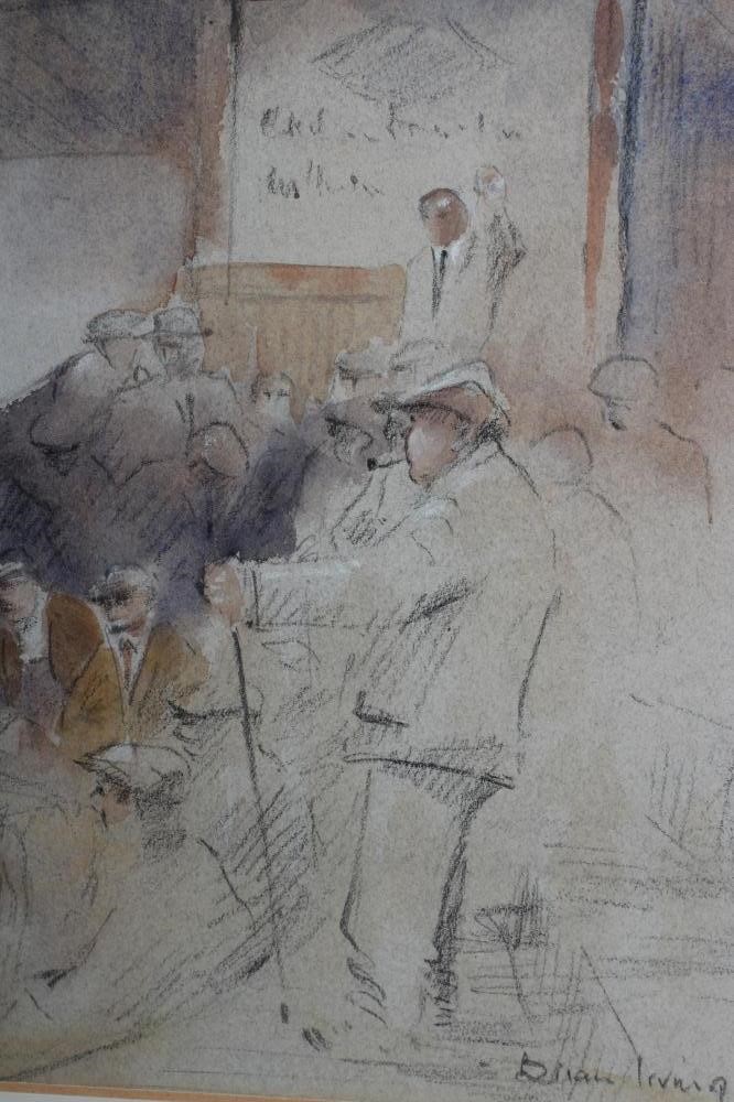 BRIAN IRVING (1931-2013) Sheep Sale Image