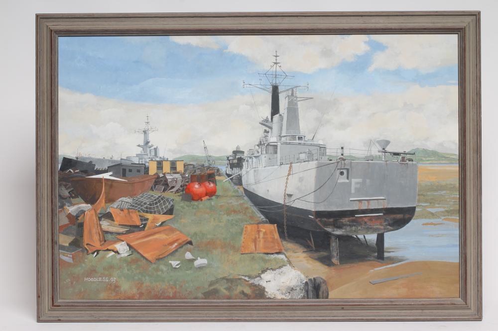 HARRY TAYLOR HOODLESS (1913-1997) "Finished with Engines" Image