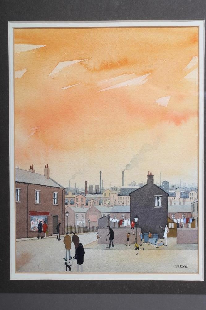 GEOFFREY WOOLSEY BIRKS (1929-1993) Street Scene with Figures Image