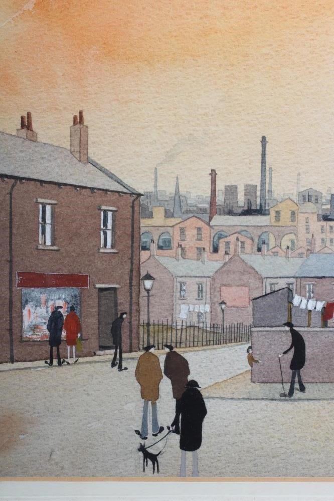 GEOFFREY WOOLSEY BIRKS (1929-1993) Street Scene with Figures Image