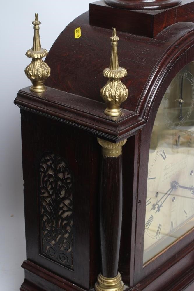 AN OAK CASED TABLE CLOCK by Thomas Gammage & Son Image