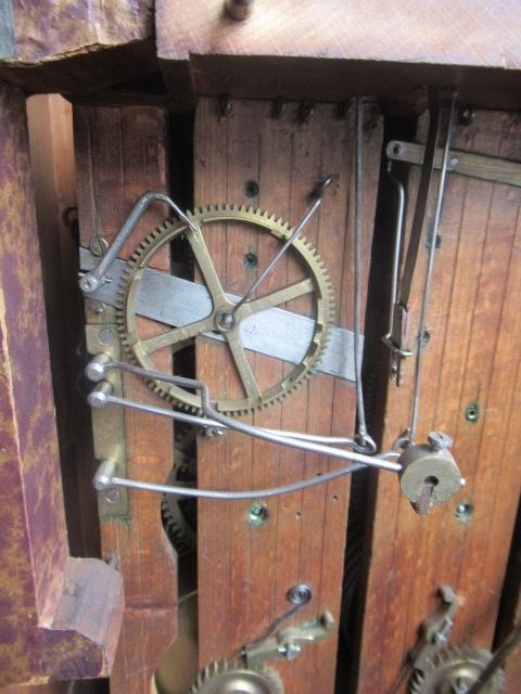 AN OAK CASED CUCKOO TABLE CLOCK Image