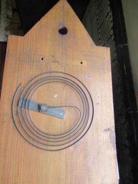 AN OAK CASED CUCKOO TABLE CLOCK Image