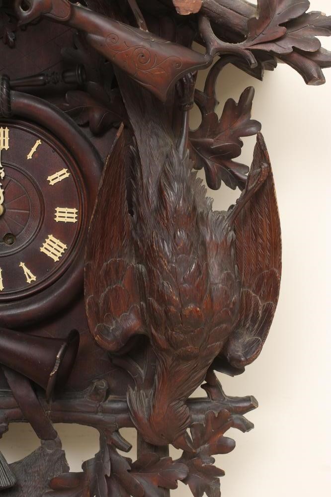 A LARGE BLACK FOREST CUCKOO CLOCK Image