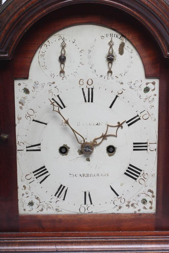 A MAHOGANY CASED BRACKET CLOCK by John Bancroft Image