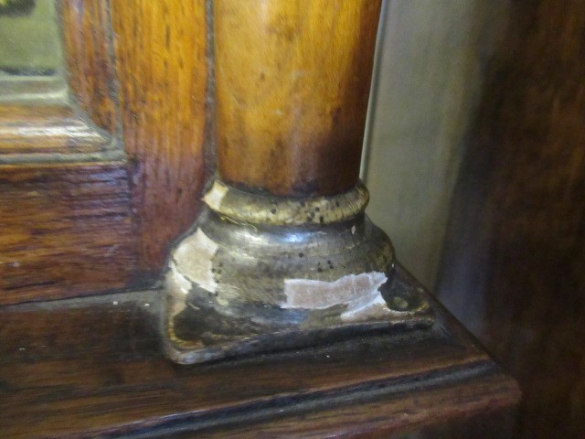 A BURR ELM AND OAK ALARM LONGCASE by William Crawshaw Image