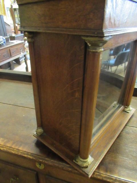 A BURR ELM AND OAK ALARM LONGCASE by William Crawshaw Image