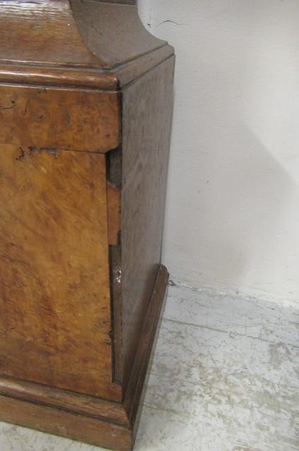 A BURR ELM AND OAK ALARM LONGCASE by William Crawshaw Image