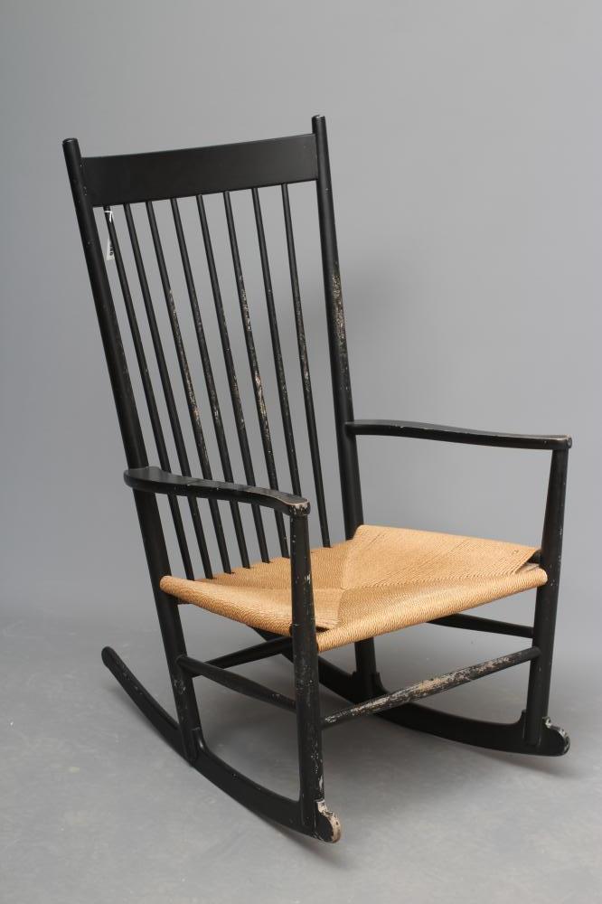 HANS WEGNER (1914-2007) A J16 ROCKING CHAIR Image