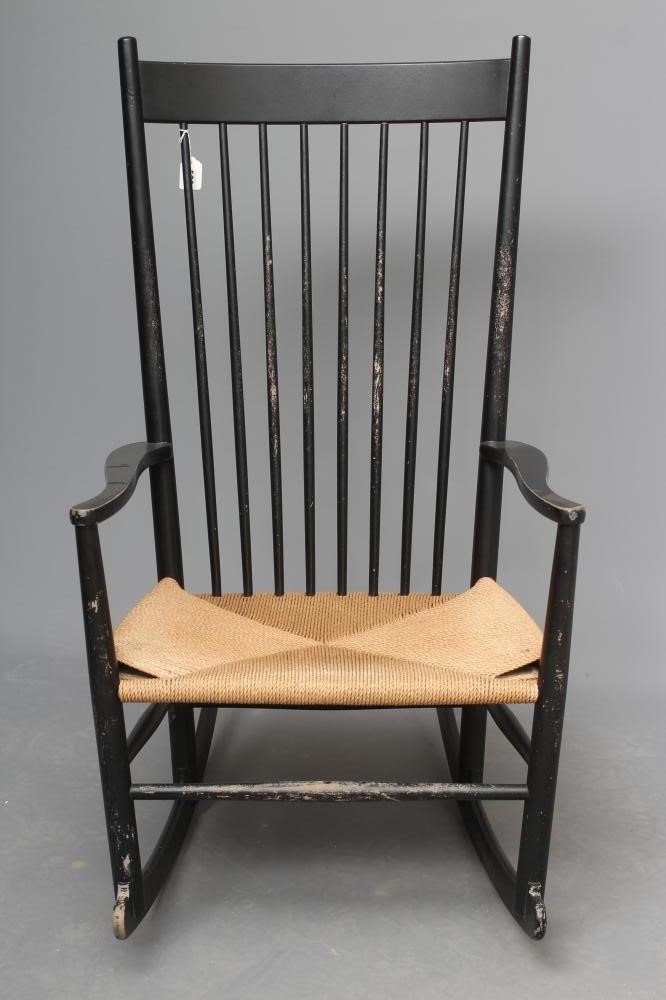 HANS WEGNER (1914-2007) A J16 ROCKING CHAIR Image
