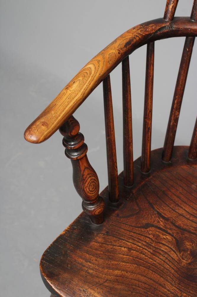 AN ASH AND ELM WINDSOR ARMCHAIR Image