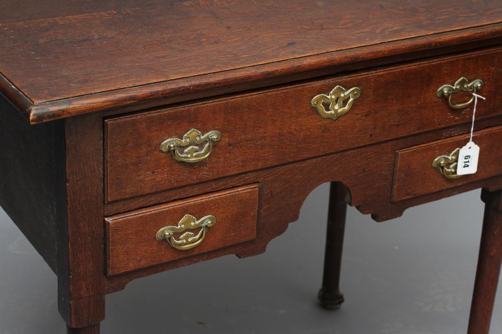 A GEORGIAN OAK LOWBOY Image