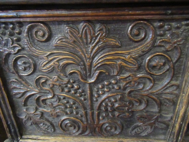 A BOARDED OAK DESK BOX Image