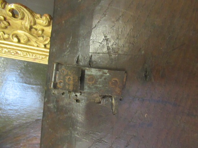 A BOARDED OAK DESK BOX Image