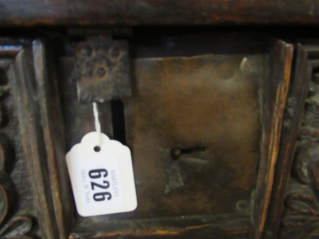 A BOARDED OAK DESK BOX Image