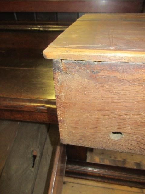 A GEORGIAN OAK LOW DRESSER Image