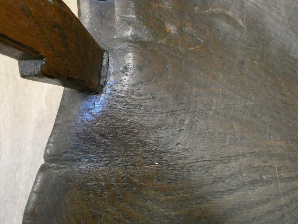 AN ASH COMB BACK WINDSOR ARMCHAIR Image