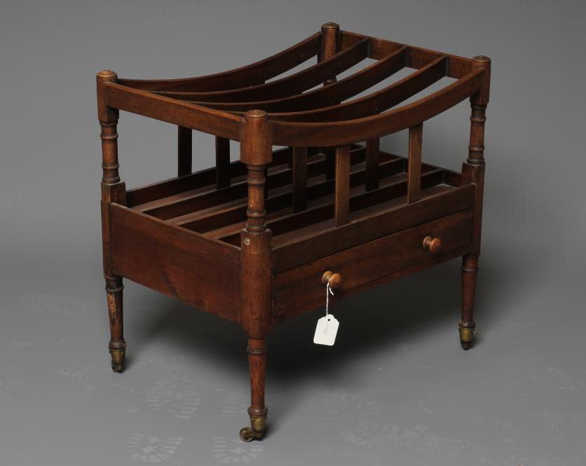 A GEORGIAN MAHOGANY CANTERBURY Image