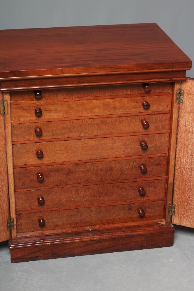 A VICTORIAN MAHOGANY COLLECTOR'S CABINET Image