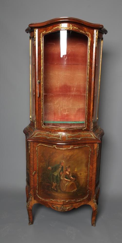 A FRENCH KINGWOOD VITRINE Image