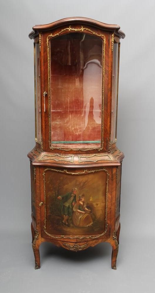 A FRENCH KINGWOOD VITRINE Image