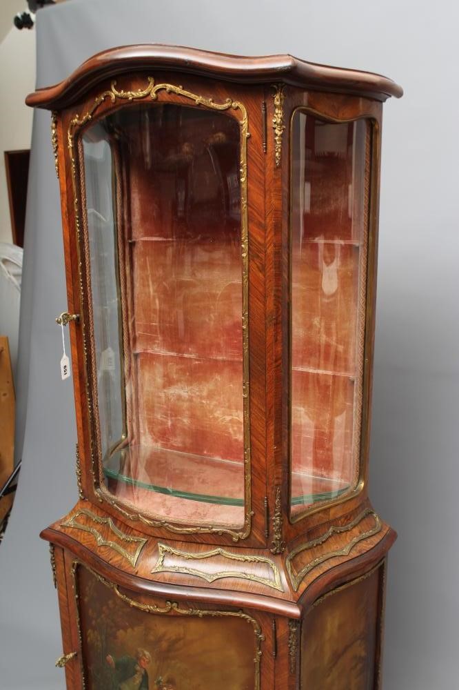 A FRENCH KINGWOOD VITRINE Image