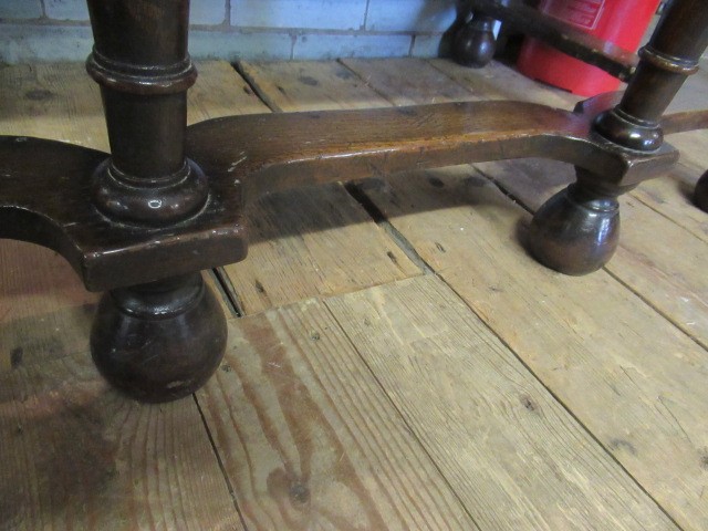 A GEORGIAN WALNUT AND BANDED CHEST ON STAND Image