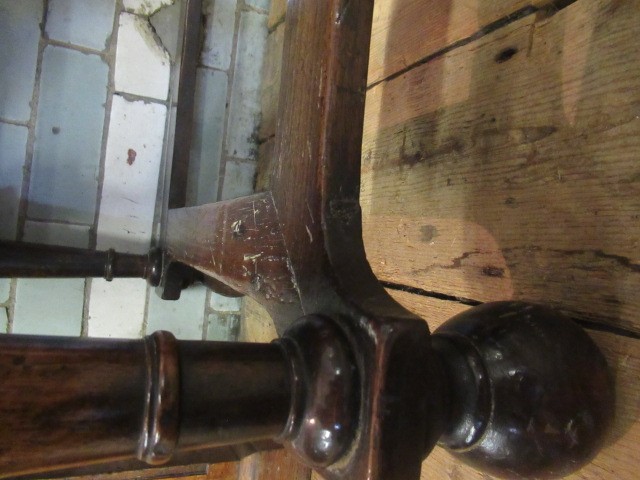 A GEORGIAN WALNUT AND BANDED CHEST ON STAND Image