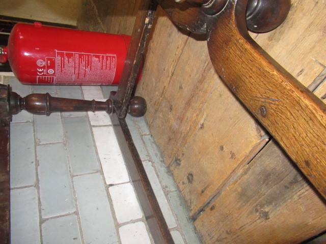 A GEORGIAN WALNUT AND BANDED CHEST ON STAND Image