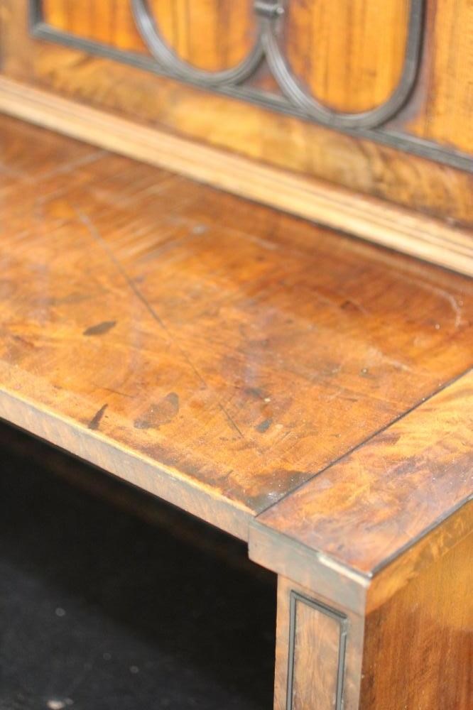 A REGENCY MAHOGANY SECRETAIRE BOOKCASE Image