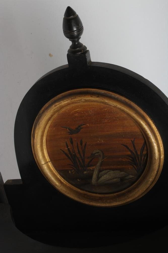 A PAIR OF AESTHETIC EBONISED BRACKET SHELVES Image
