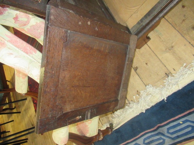 A GEORGIAN OAK ENCLOSED DRESSER Image
