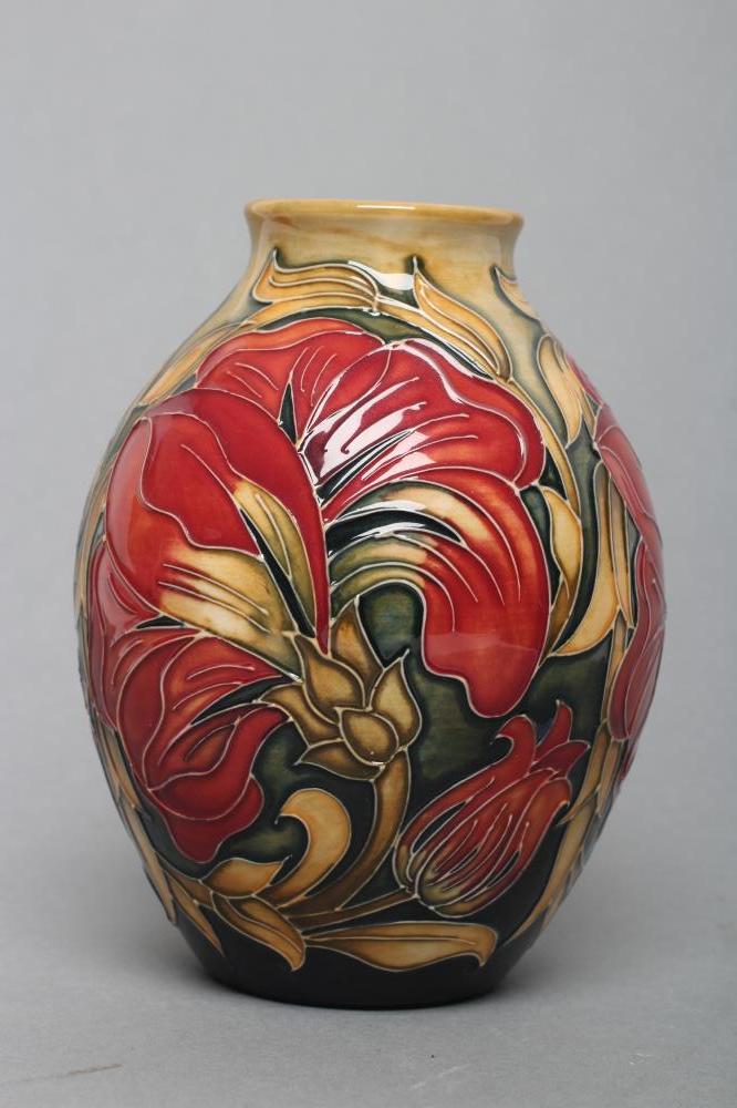 A MOORCROFT POTTERY "SPANISH" PATTERN VASE Image