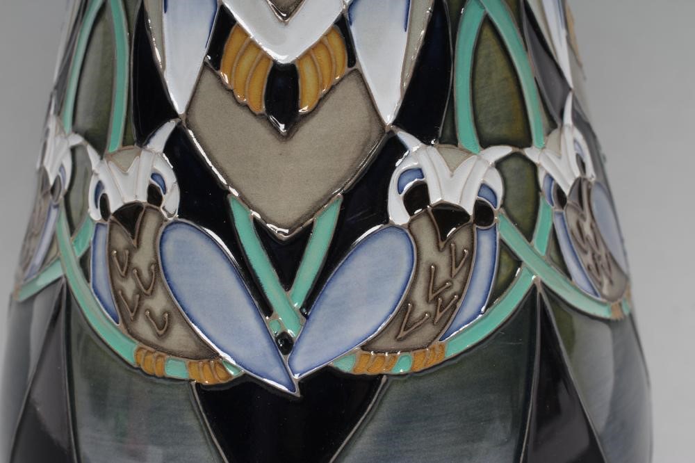 A MOORCROFT POTTERY "HIDDEN WISDOM" PATTERN VASE Image