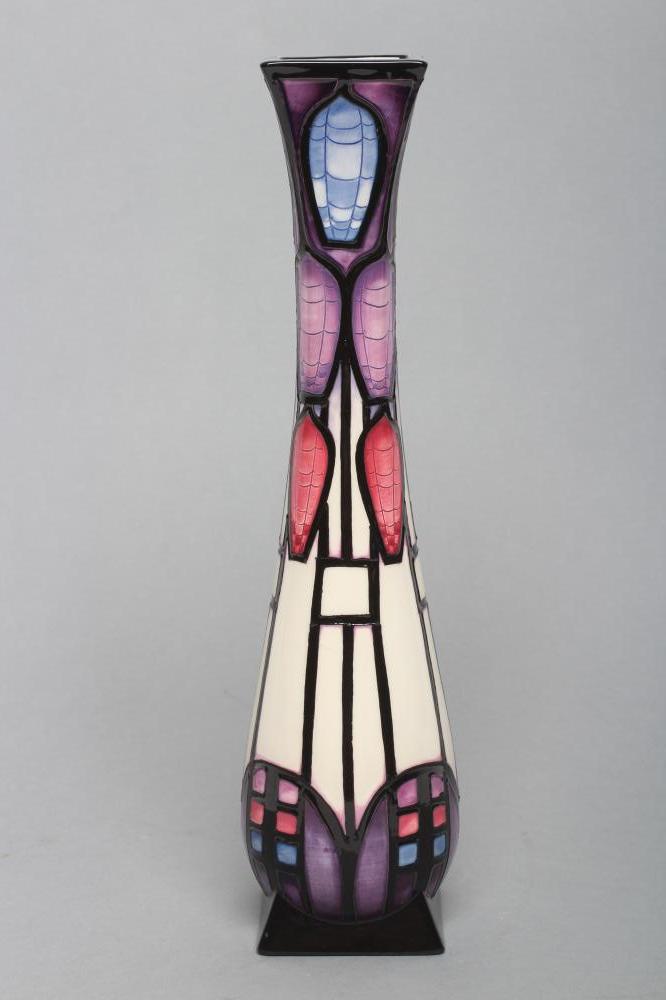 A MOORCROFT POTTERY "UNITY" PATTERN TALL VASE Image