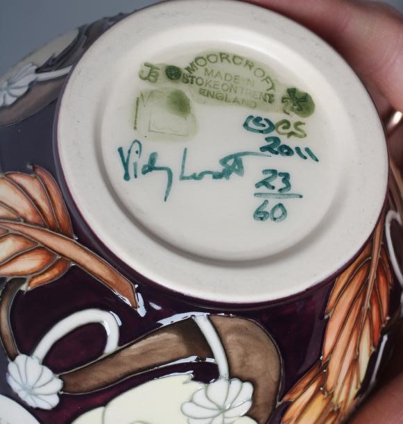 A MOORCROFT POTTERY BOX AND COVER Image