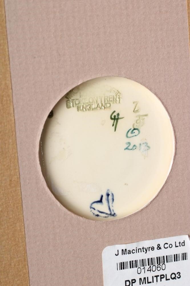 A MOORCROFT POTTERY OBLONG PLAQUE Image