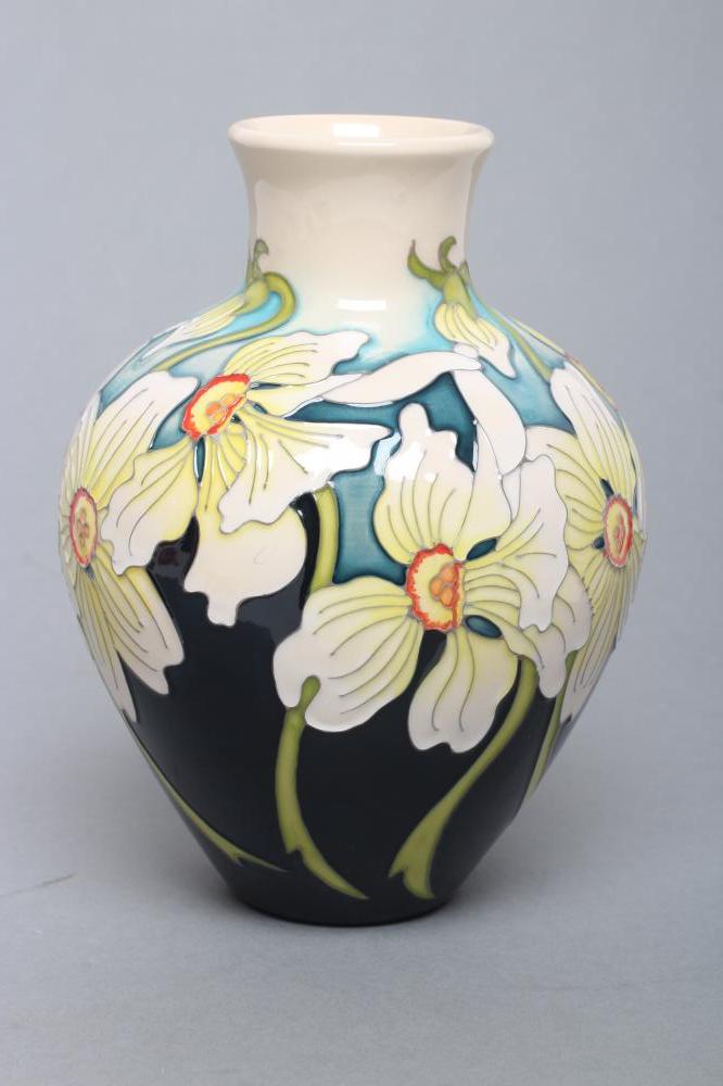 A MOORCROFT POTTERY "SPRING DANCER" PATTERN VASE Image