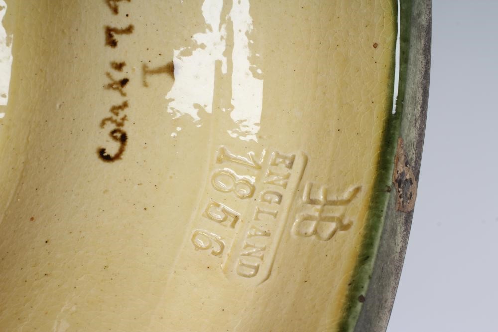 A BURMANTOFTS FAIENCE JARDINIERE AND STAND Image