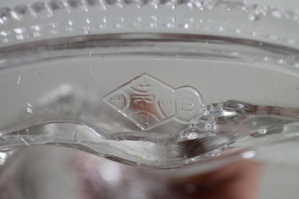 TWO VICTORIAN JOHN DERBYSHIRE GLASS "LANDSEER LIONS" 1872 Image