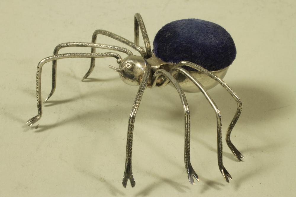 A SILVER NOVELTY PIN CUSHION Image