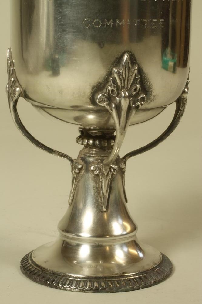 A SILVER TROPHY CUP Image