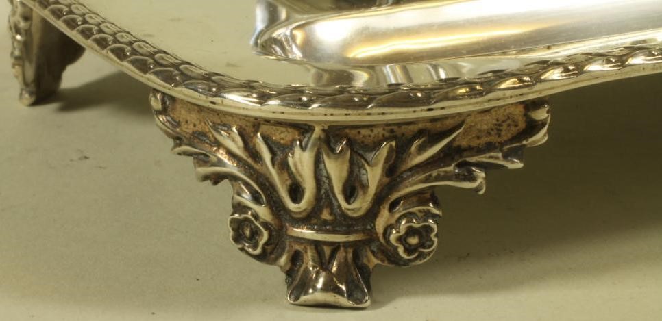A SILVER DESK STANDISH Image