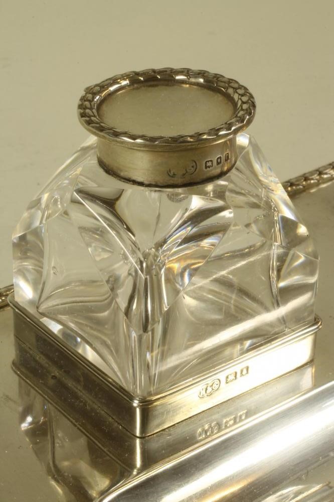 A SILVER DESK STANDISH Image