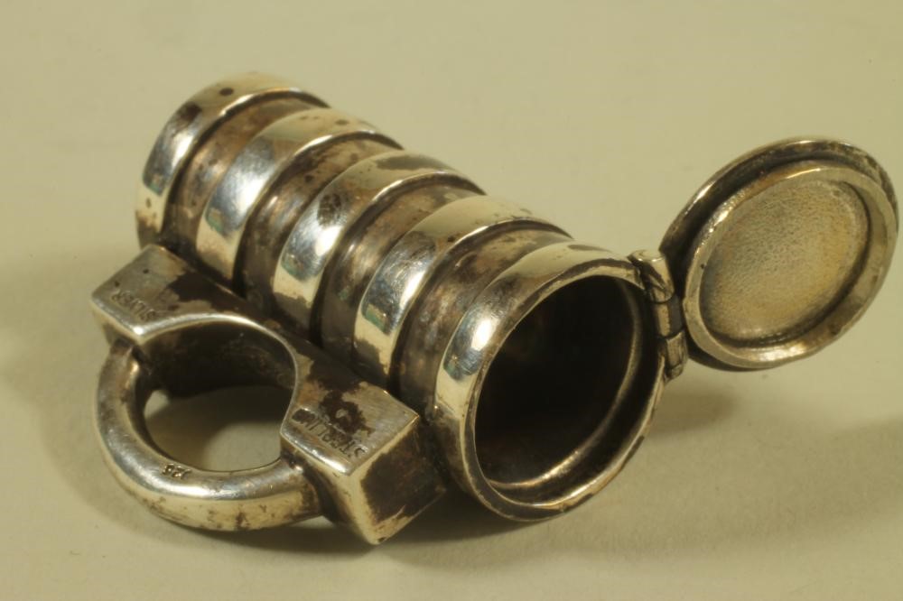 A SILVER NOVELTY VESTA CASE Image