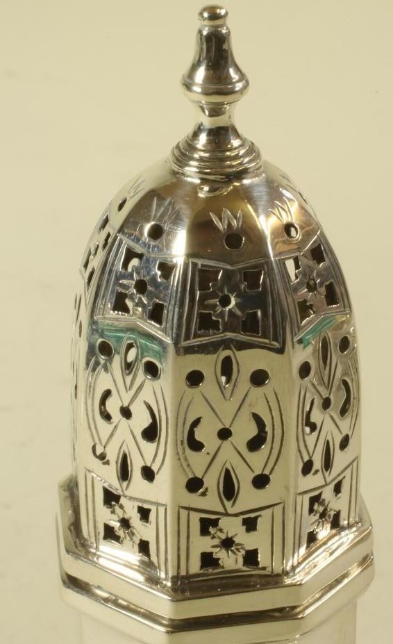 A SILVER SUGAR CASTER Image