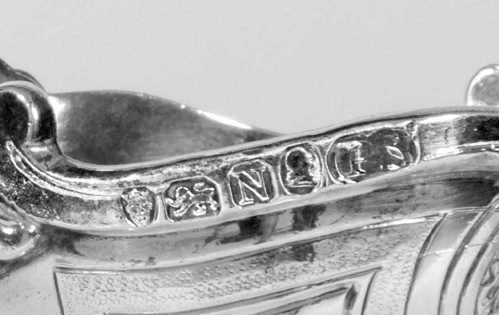 A GEORGE III SILVER TABLE SALT Image