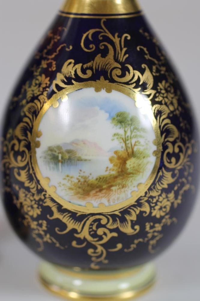 A COALPORT CHINA VASE Image